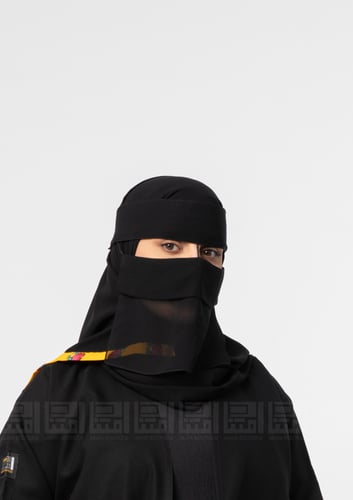 برقع التأسيس الاسود - 3085