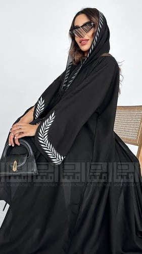 عباية بتطريز غصن الزيتون 1085