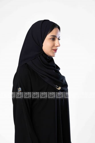 طرحة بتطريز الهلال الذهبي 3049