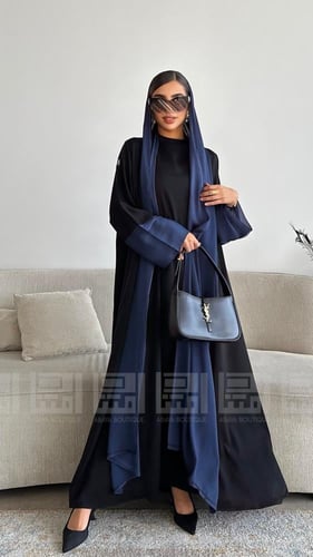 بكج عباية يومية أنيقة بقصة A Line بلاك بيري- 1511