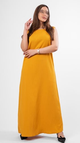 فستان عباية كركمي 1153