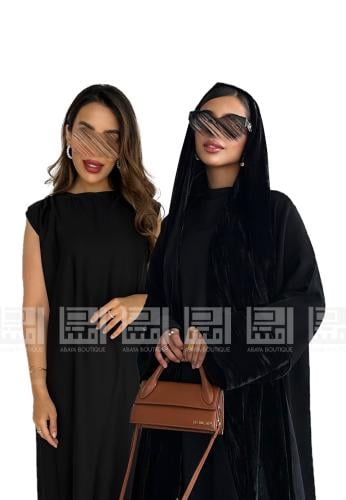 بكج عباية سوداء شتوية أنيقة و فستان بلاك بيري فاخر...