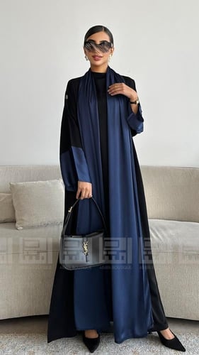 بكج عباية يومية أنيقة بقصة A Line بلاك بيري- 1511