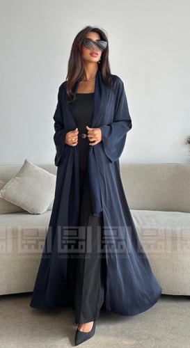 بكج عبايتين كحلية صيفية أنيقة- 1554