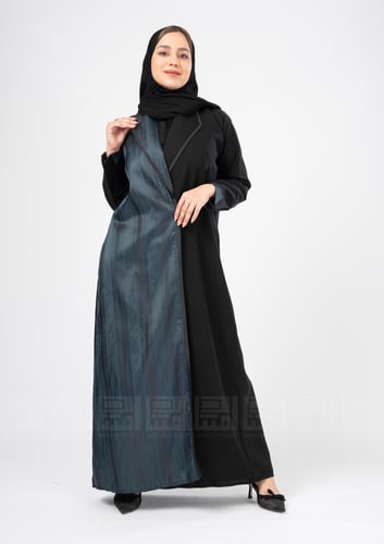 عباية سوداء مع جاكار مميز 1386