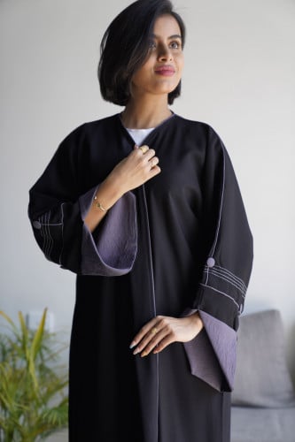 عباية لاڤندر باللون الرمادي 1031