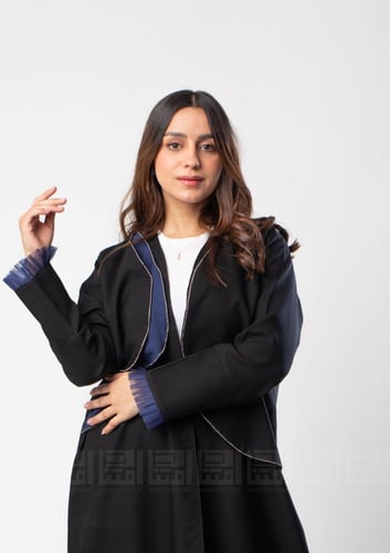 عباية سوداء بقصة مستقيمة -1319