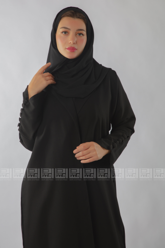 عباية سوداء بقصة جاكيت 1174