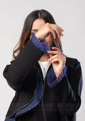 عباية سوداء بقصة مستقيمة -1319