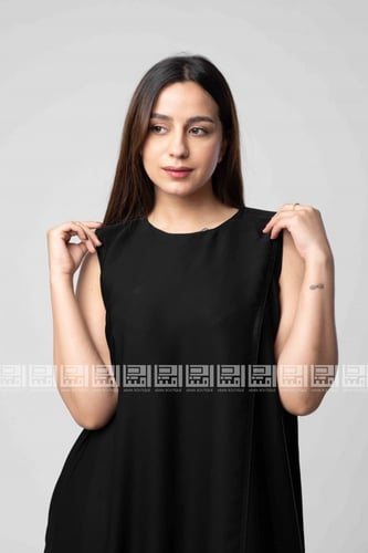 فستان عباية أسود -2052