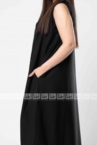 فستان عباية أسود -2052