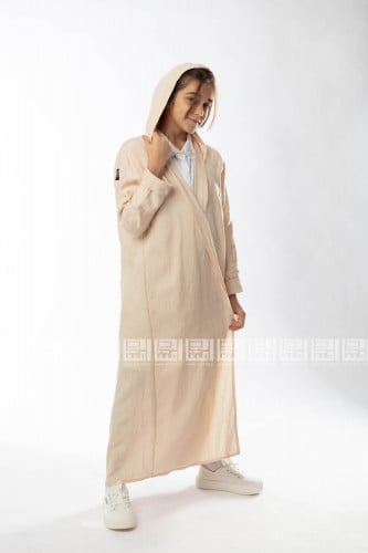 عباية بيجية بقبعة متصلة 5020