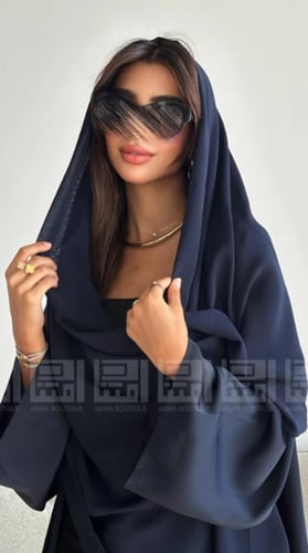 بكج عبايتين عباية يومية أنيقة و عباية حراير الكحلي...