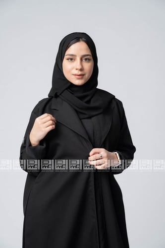 عباية بليزر بفستان متصل 1294