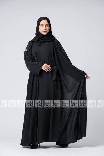 عباية بفستان متصل قطعة واحدة 1291