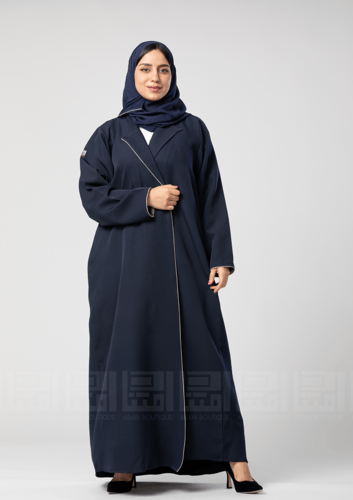 عباية بليزر كحلي بقيطان 1337