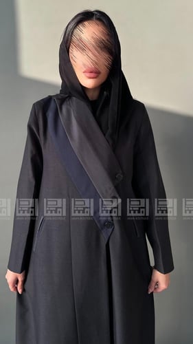 عباية ترنش كوت بألوان متعددة وأناقة كلاسيكية - 160...