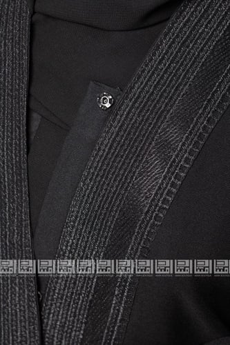 عباية سوداء مميزة بتطريز البشت الأسود 1274