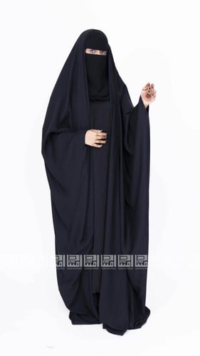 عباية رأس واسعة بتصميم فراشة عصري- 1262