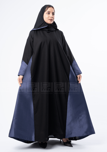 بكج عباية سوداء بتطريز الورد الأزرق و فستان كحلي30...