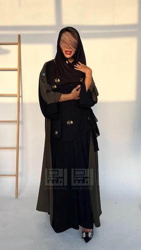 بكج يوم التأسيس طرحتان بشعار المملكة و برقع تراثي-...