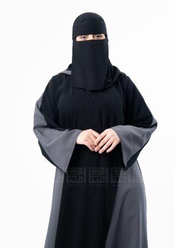 عباية أوليفيا الصيفية كلوش رمادية أنيقة- 1390