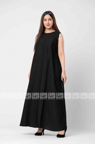 فستان عباية أسود -2052