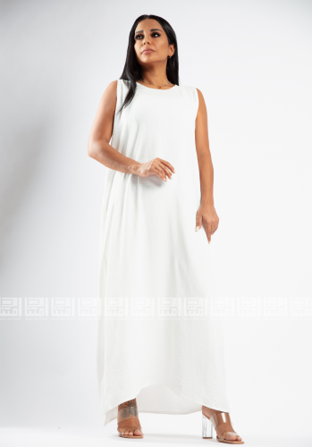 فستان عباية أبيض 1157