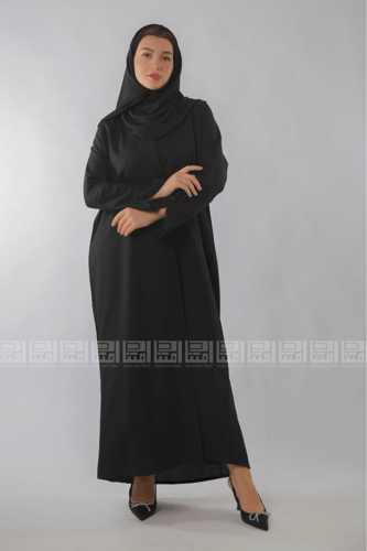 عباية سوداء بقصة جاكيت 1174