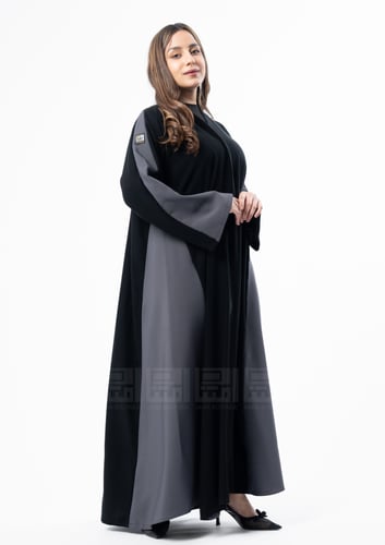 عباية أوليفيا الصيفية كلوش رمادية أنيقة- 1390