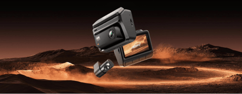 كاميرا داش كام 4k موديل DDPAI Z60 كاميرتين امامي و...