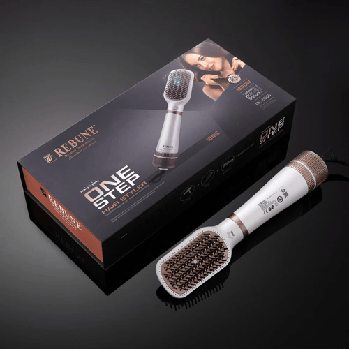 استشوار فرشاة ريبون 2 في 1 بالايونات - لون ابيض 88...