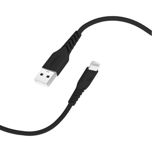 كيبل ايفون معتمد من ابل 2متر سم قماش اسود