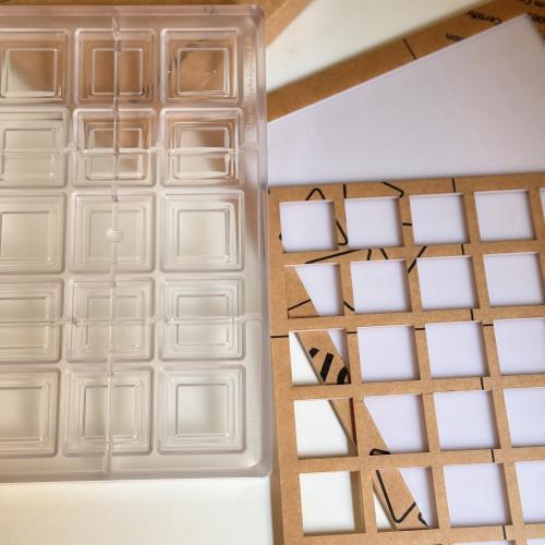 بكج قالب الاكرليك ( المربع ) مخصص للطباعة