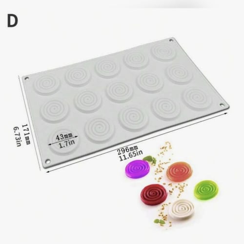 سيلكون حلزوني (4 مقاسات )