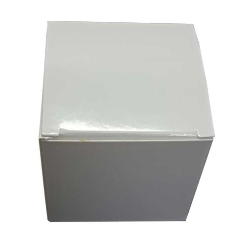 علب توزيعات 12 كرتون ابيض ساده 6x6x6 سم