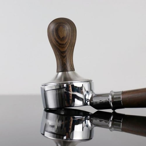 مكبس قهوة 58 مم - مقبض خشب