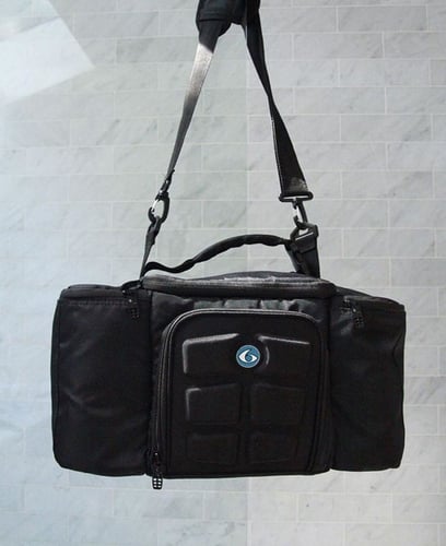 SIXPACK BAG 300 - BLACK/NEON BLUE