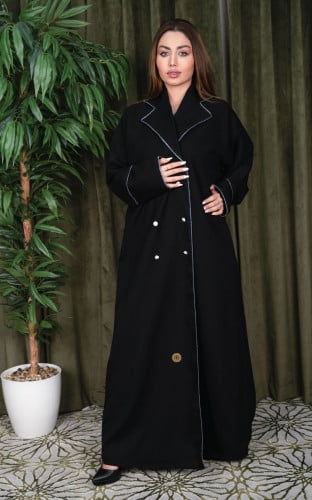 عباية نص كلوش بزراير