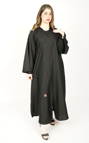 عباية اسود دبل كلوش