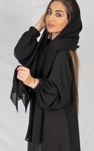 عباية اسود كلوش