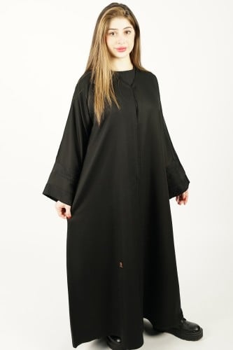 عباية اسود نص كلوش