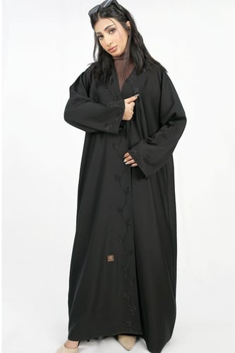 عباية نص كلوش بكرستال