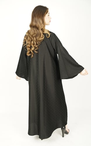 عباية اسود دبل كلوش
