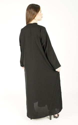 عباية اسود نص كلوش