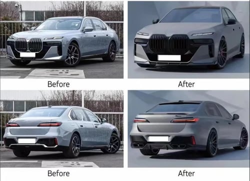 بودي كت فيس لفت bmw 7 series G70 to M760