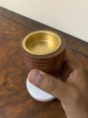 مبخرة خشبية ذو قاعدة رخامية