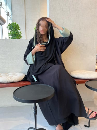 عباية بأكمام قطن مبطنة