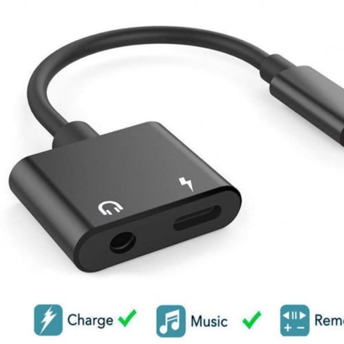 وصلة سامسونج مخرج سماعة وشاحن 2 في 1