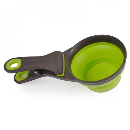 2 في 1 مقياس للأكل و مشبك للكيس